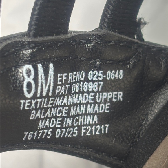 NWT East 5th Womens Reno Black Textile Slingback Strap Wedge Sandals Size 8M - Picture 8 of 9